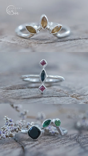 Custom Birthstone Ring - Gardens of the Sun | Ethical Jewelry