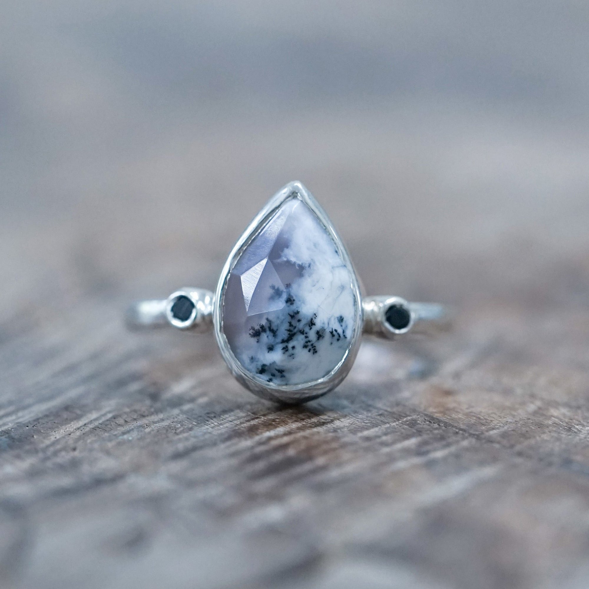 Dendritic Agate Ring - Gardens of the Sun | Ethical Jewelry